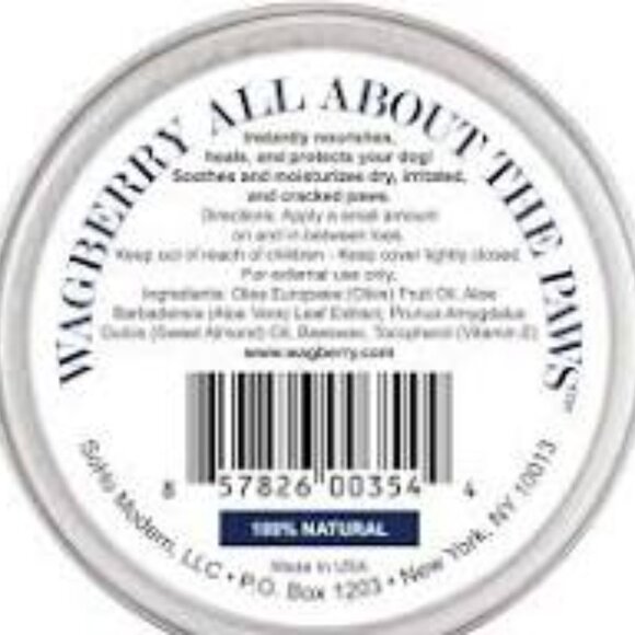 WAGBERRY “All About The Paws” Balm for Dogs NEW & SEALED! - Picture 4 of 5